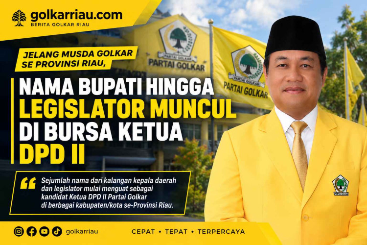 Jelang Musda Golkar Daerah, Nama Bupati hingga Legislator Muncul di Bursa Ketua DPD II